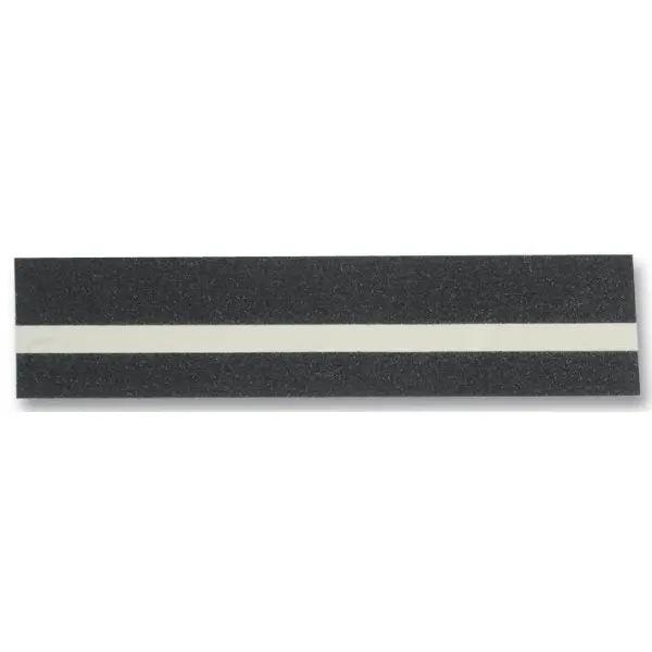 Raraion Vinyl Glow Strip Anti-Slip Tape 50mm x 18m, Black/White