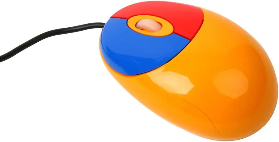 HiLo Educational USB Optical Mouse for Children - Orange, 1200dpi
