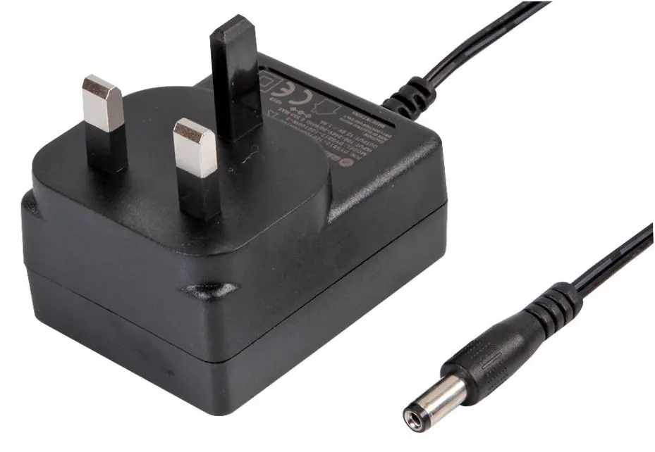 IDEAL POWER 12V 1A Plug-in Power Supply, 12W with 2.1mm Plug