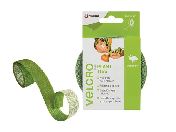 VELCRO® ONE-WRAP® Plant Ties 12mm x 5m, Green