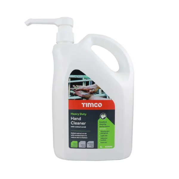 Timco - Nettoyant Mains Intensif avec Pompe 4L