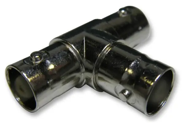 PRO SIGNAL Conector BNC en T para 2x BNC, 50 Ohmios