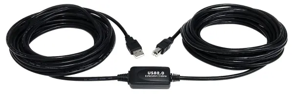 Startech Active USB 2.0 A to B Lead, 9m, Black