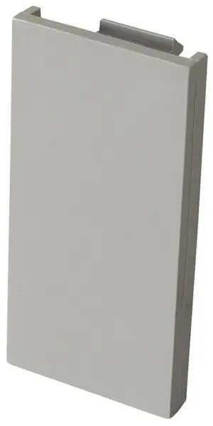 KAUDEN ハーフブランキングプレート ダークグレー 25x50mm