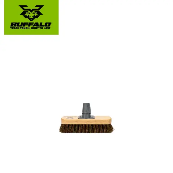 Buffalo 9 Zoll Terrassenbürstenkopf mit Bassine & PVC Mischung