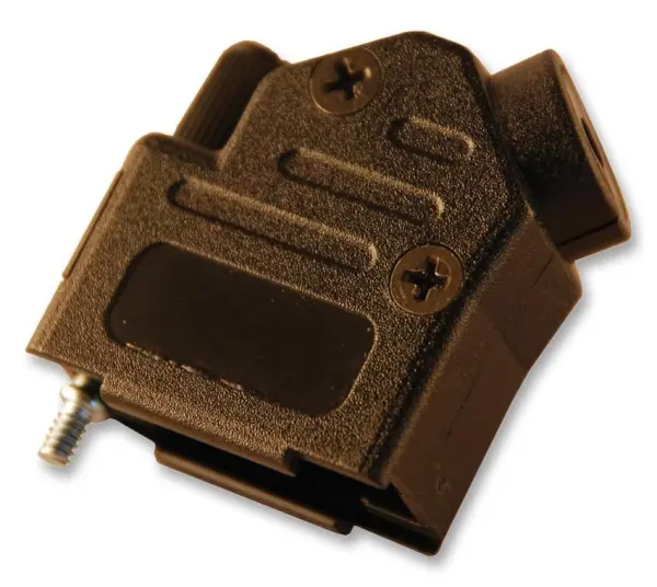 MULTICOMP - Coque arrière polycarbonate 9 voies, sortie câble 45°