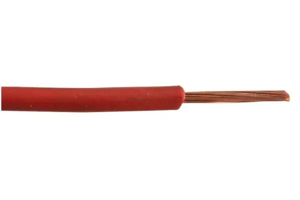 PRO ELEC Cavo per Impianti Fissi H05Z-K, 0.75mm², Rosso, 100m
