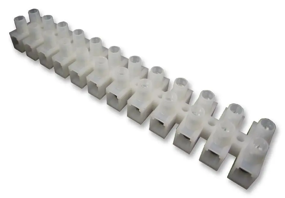 Camdenboss CTSN434/12 12-Way 30A Panel-Mount Terminal Strip