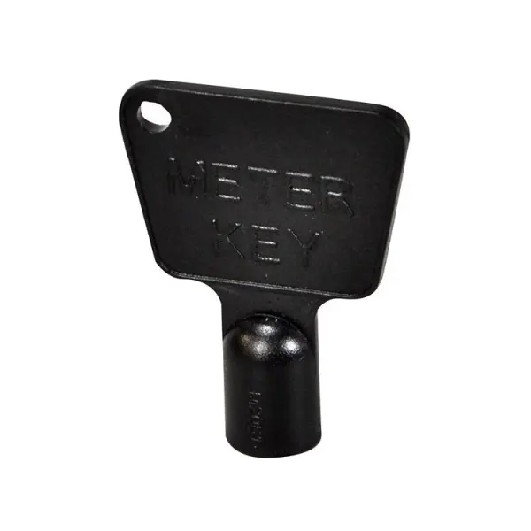 Raraion Black Plastic Meter Box Key - 10 Pack