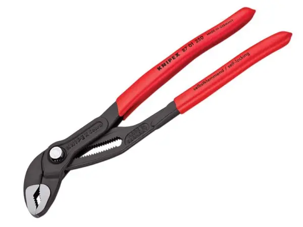 Knipex - Εξαρτήματα Υγραερίου Cobra, 250mm, Πλαστικό Χειρολαβή