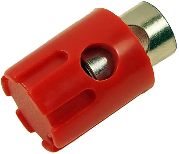 Cliff Panel Mount Spring Terminal Binding Post, Red, 15A, 48V