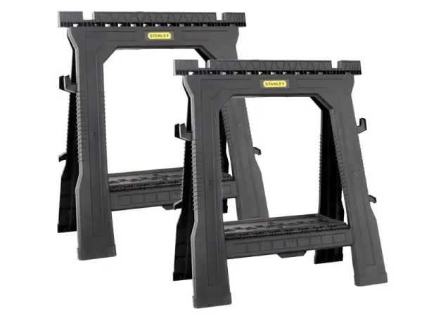 STANLEY® - Cavaletes Dobráveis 2 Unidades, Polipropileno, Capacidade 450kg