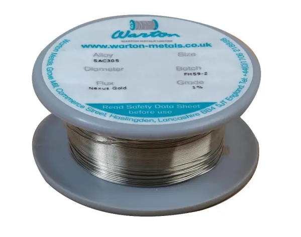 WARTON Nexus Gold pájecí drát No Clean, 0,274mm, 25g