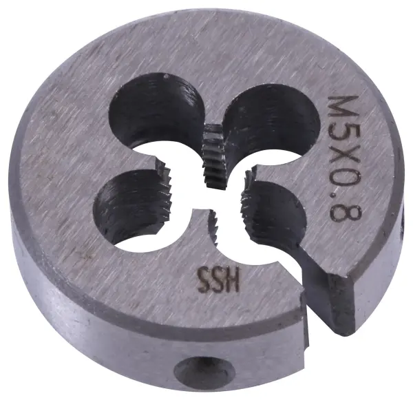 Linear Tools HSS Split Die - M5 x 0.8mm 21mm
