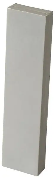 KAUDEN לוחית אטימה רבע, אפורה כהה, 50x12.5 מ״מ