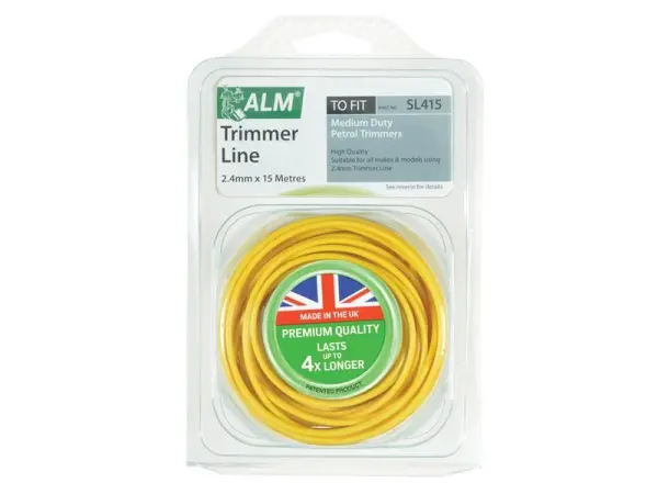 ALM Manufacturing Hilo de Corte para Desbrozadora 2,4mm x 15m, Uso Medium-Duty