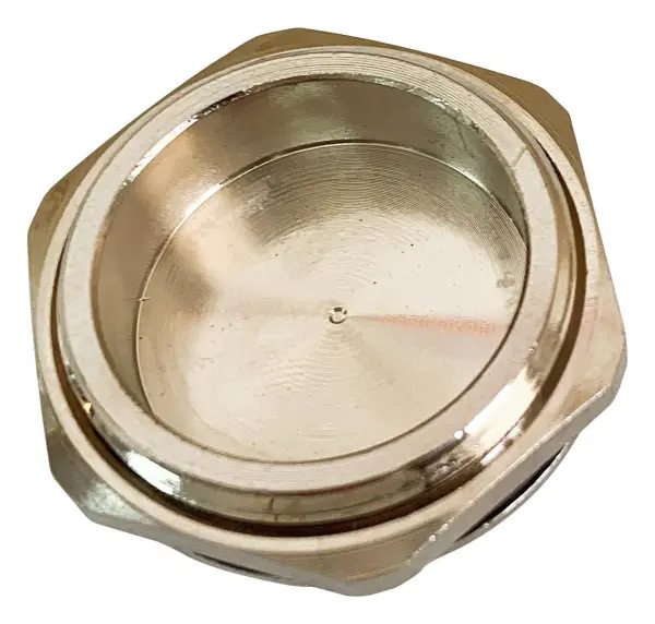 PRO ELEC Brass Cable Gland Blanking Plug IP68 - M25
