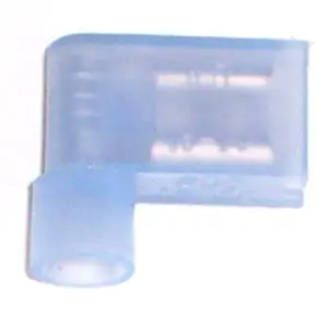 Multicomp Pro DNFPO2-6.3FLAG Female Flag Disconnect Crimp Terminal, Blue, 16-14