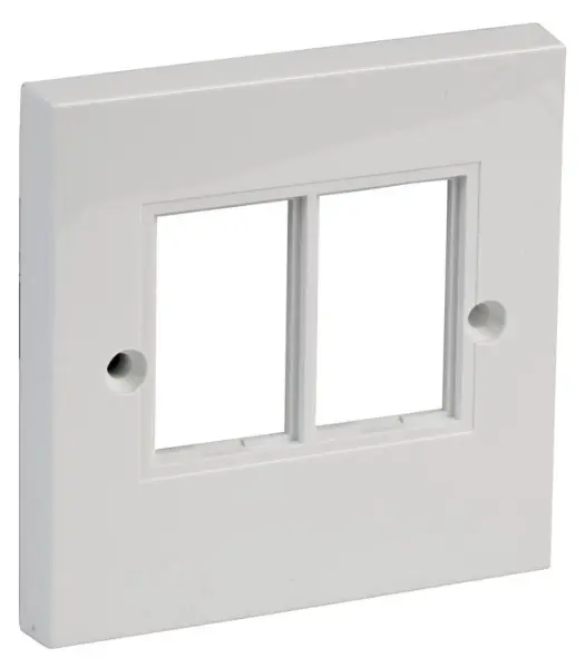 CONCORDIA TECHNOLOGIES Placca Frontale a Doppio Spazio 1-Gang LJ6C