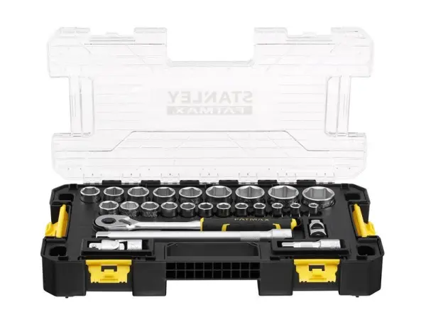 STANLEY FATMAX Jogo de Soquetes 1/2in PRO-STACK, 26 Peças