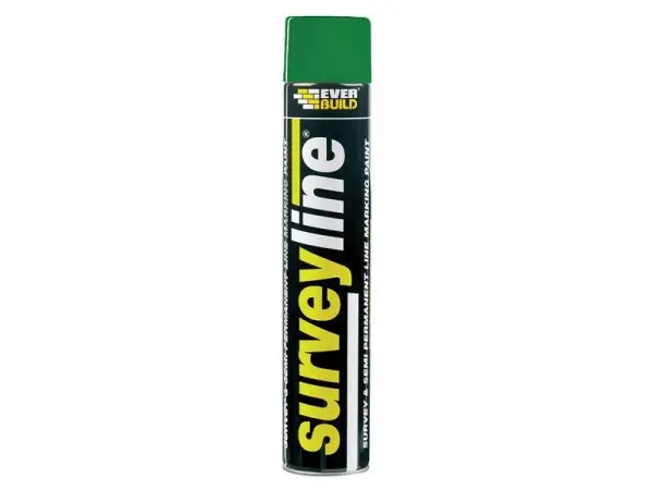 Everbuild Sika Survey Line Marker Spray - Green, 700ml