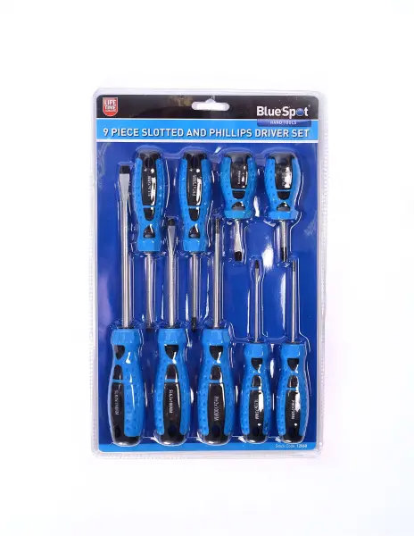 Blue Spot Tools - Set Pemutar Skru 9 Keping