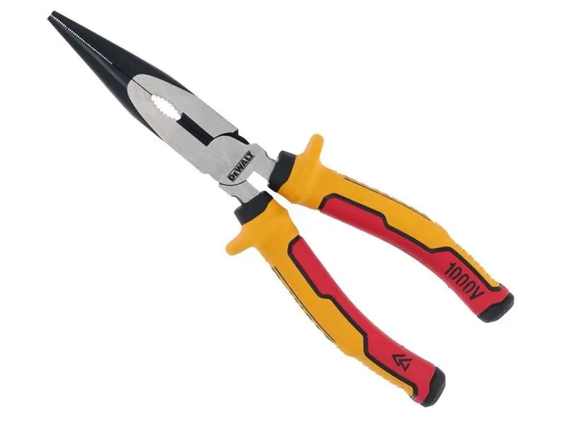 DeWalt VDE Long Nose Pliers, 200mm
