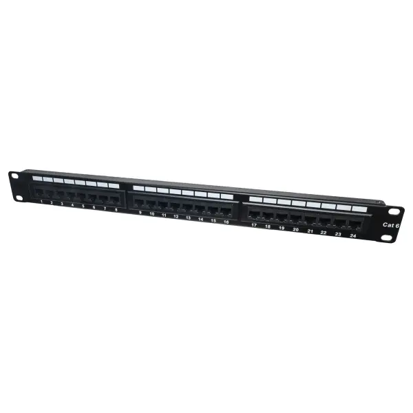 TUK LTD Contractor Grade 24 Port Cat6 RJ45 Patch Panel