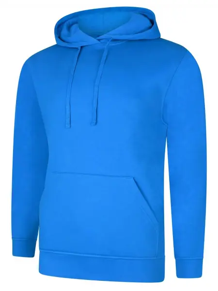 Uneek Unisex Deluxe Hooded Jumper - Tropical Blue - 2XL
