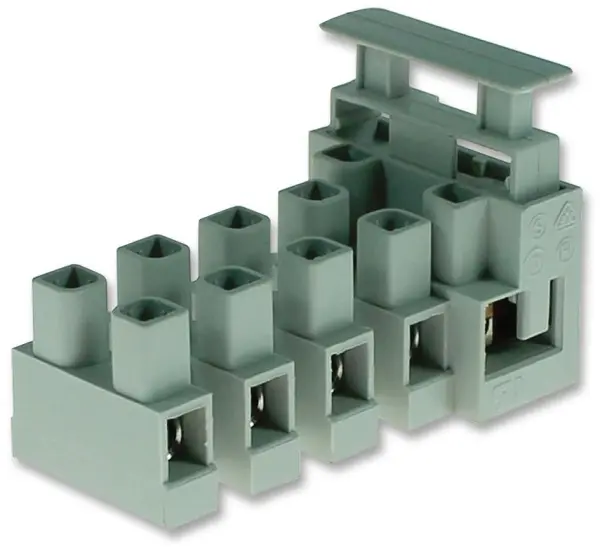 CamdenBoss 5 Way Fused Terminal Block No Earth 20A