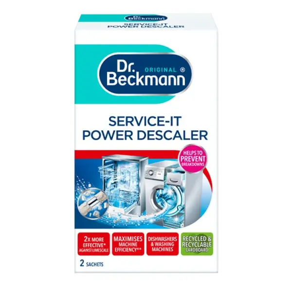 Dr Beckmann Service It Power Descaler Limescale Remover, 2 x 50 g
