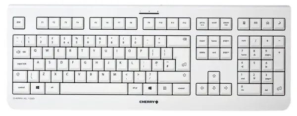 CHERRY KC 1000 USB 有線キーボード グレー