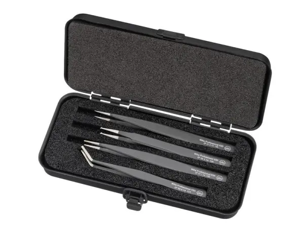 Set Pinze Professionali ESD SMD Wiha, 4 Pezzi