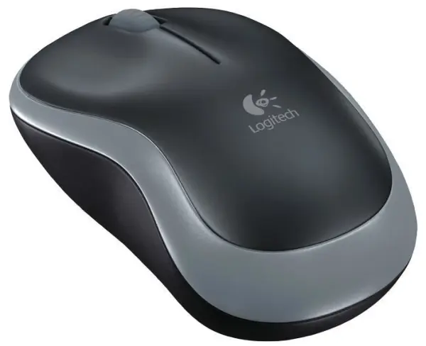 LOGITECH 無線滑鼠 M185 銀色