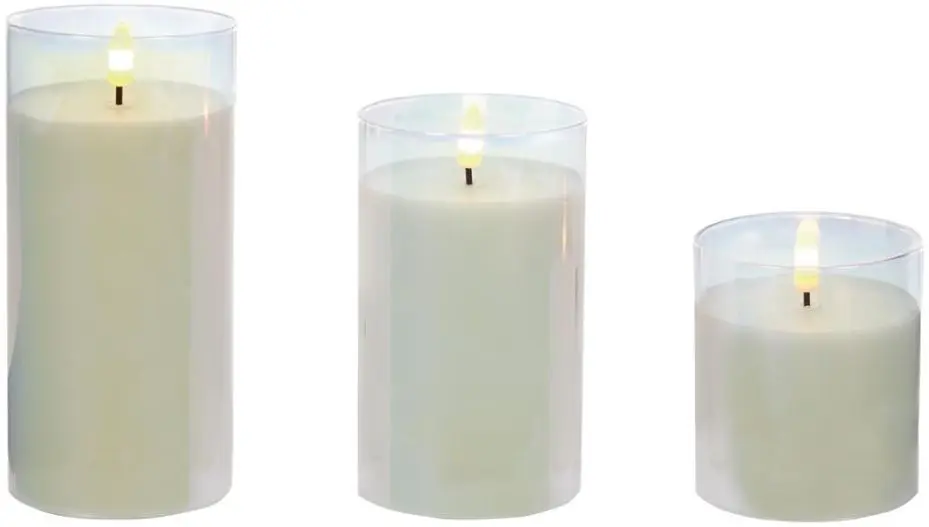 PREMIER - 15cm Perlglas-Becher mit LED-Funktion