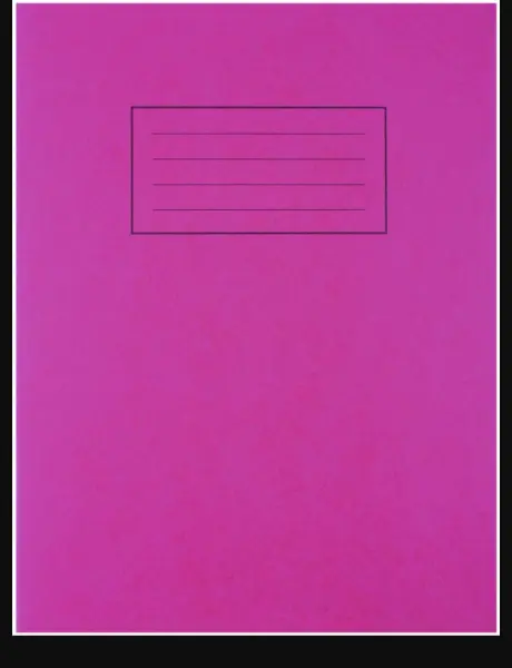 SILVINE 레드 라인 공책, 229x178mm, 80페이지