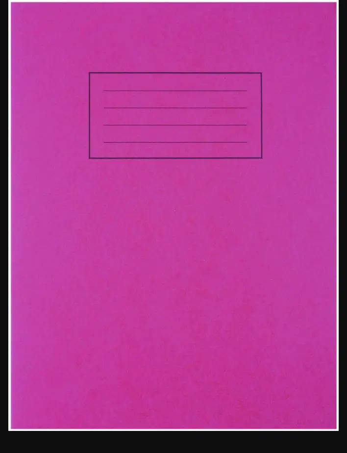 SILVINE Sešit s červenými linkami, 229x178mm, 80 listů