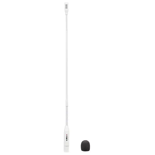 HELVIA 550S Series Cardioid Condenser Gooseneck Microphone XLR - White