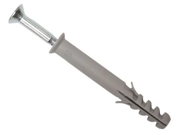 Fixe-châssis en nylon MASONMATE, 8 x 60 mm, boîte de 100