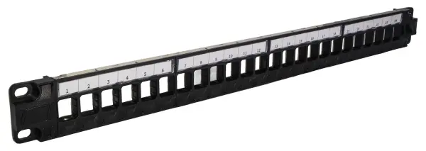TUK LTD Contractor Grade 24 Port 1U Unpopulated Patch Panel