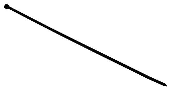 PRO ELEC Nylon Cable Ties - Black 500mm x 4.8mm