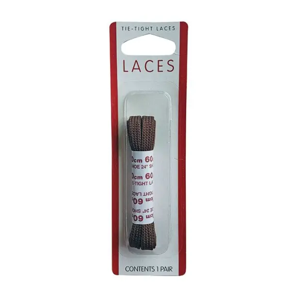 Brown Flat Shoe Lace, 60 cm