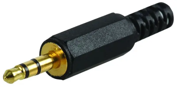 PRO SIGNAL Conector Jack Estéreo 3.5mm, Dorado