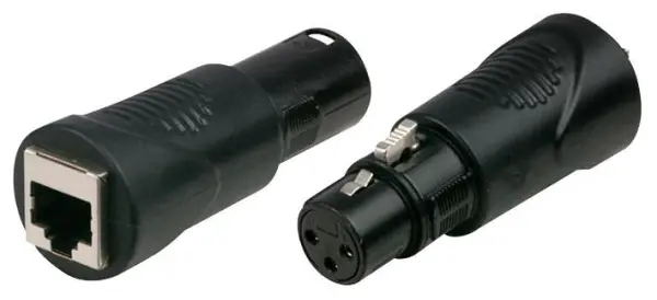 DAP Audio 3-polige XLR vrouwelijke naar RJ45 vrouwelijke Adapter voor DMX512