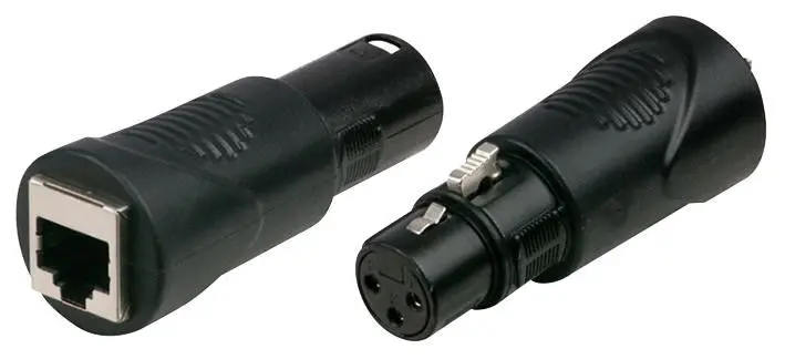 DAP Audio 3-polige XLR vrouwelijke naar RJ45 vrouwelijke Adapter voor DMX512