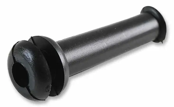 Pro Power Black PVC Cable Grommet Sleeves, 6.1mm Cable Diameter, 50 Pack