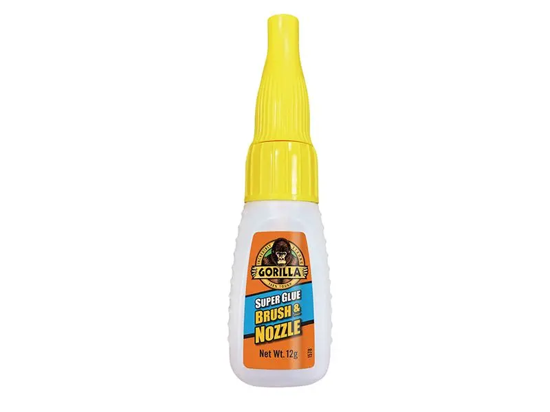 Gorilla Superglue with Brush & Nozzle, 12g