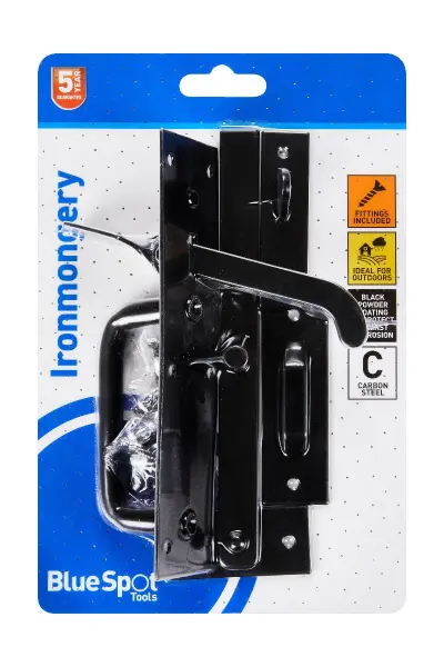 Blue Spot Tools 50mm Black Suffolk Latch