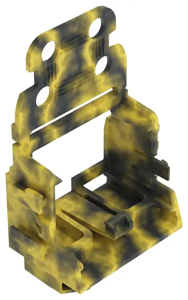 WAGO 10 Way Mounting Carrier for 221 Series with Strain Relief