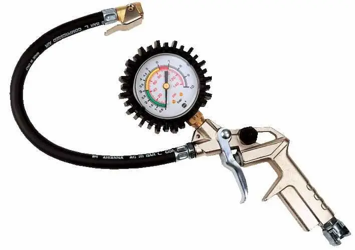 Clarke International Airline Tyre Inflator with Pressure Gauge